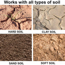 Auger Drill Bit for Planting – 3 x 12 Inch - Garden Tools Spiral Hole Drill Planter for Bulb Planting, Bedding Plants, Umbrella Holes Gardening - 3/8 Inch Hex Drive Drill