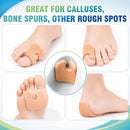 Callus Cushions U Shaped Felt Callus Pads, 72 PCS Thick Self Adhesive Foot Pads for Bottom of Foot, Metatarsal Corn Cushions Help Reduce Friction and Pressure, Brown for Men and Women 3