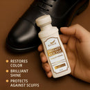 Eagle Liquid Shoe Polish Instant Shine – Quick-Dry Leather Polish with Built-In Sponge Applicator & 2 Cleaning Wipes | Clear — 6