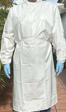 ProStar Reusable Isolation Gown [5 Pack], AAMI Level 1, Polyester, White, One-Size — 5