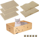 Cat Scratcher Cardboard Scratch Pad for Indoor Cats and Kitty 5pcs — 8