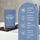 Sore Muscle Foot Soak with Arnica, Eucalyptus & Peppermint,16 oz by M3 — 5