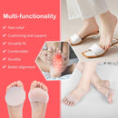 Metatarsal Pads for Women and Men - AMODOST Ball of Foot Cushions Shoe Pads for High Heels - Soft Gel and Fabric Reusable Forefoot Heel Pads Feet Pain Relief - 4 Pairs 4