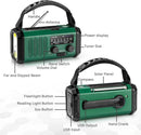 Leaton Hand Crank Emergency Radio, NOAA Weather Radio AM/FM,10000mAh — 5