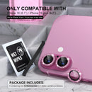 Choiche for iPhone 16/16 Plus Camera Lens Protector Bling, Glitter-Pink photo 2
