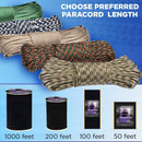 Reflective Paracord Rope 550lb 4mm – Glow para Cord – Camping Utility Rope — 6