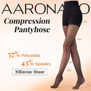 Compression Pantyhose for Women, Compression Stockings for Women | Medium | Black — 4