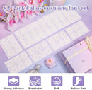 84 Pcs Callus Cushions for Bottom of Feet Self Adhesive Donut Corn Remover Pads Corn Patches for Foot Toes Blister Bunion Wart Pain Relief, White — 7
