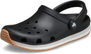 Crocs Unisex-Adult Classic Retro Runner Clogs | 8 Women/6 Men | Black — 1