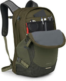 Osprey Nebula Commuter Backpack, Green OS | Moss Green-earl Grey Heather — 8