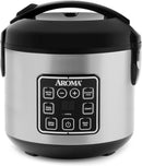 AROMA Digital Rice Cooker, 4-Cup (Uncooked) / 8-Cup (Cooked), Steamer, Grain…