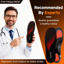 Plantar Fasciitis Insoles Men Women, Shoe Inserts for Women - Black — 2
