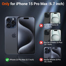 SUPFINE Magnetic for iPhone 15 Pro Max Case Black — 2