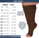 Mojo Toeless Compression Socks for Women and Men 20-30 mmHg Open Toe - AB211 | XX-Large | Brown — 4