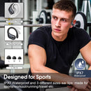Wireless Earbuds 75H Bluetooth 5.4 Sport Headphones with Earhooks, Black photo 2