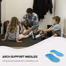 Healifty Kids Arch Support Insoles for in-Toeing Out-Toeing and Flatfoot Orthotic Inserts for Foot Alignment Breathable Anti-Slip Design Fits Sneakers and Flip-Flops — 3