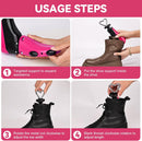 2Pack Shoe Stretcher For Men Women, Adjustable Boot Stretcher For Wide Feet | pink — 3