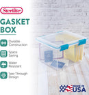 Sterilite Gasket Storage Box with Lids for Home & Office, 32 Quart, 4-Pack — 3