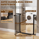 Mumeasy 36" Extra Tall Dog Gate,29.7"-40.5" Baby Gate for Stairs & Doorways