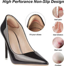 Heel Pads for Shoes that are Too Big, Heel Inserts for Women, Heel Grips for Womens Shoes, Heel Protectors, Heel Cushion Liners for Blisters Loose Shoes, Shoe Fillers (Foam RosybrownBlack 4Pairs) — 2