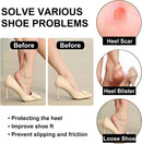 DIAFEBWANGHH4 Pairs Heel Pads Heel Grips Gel Heel Pads,Heel Inserts Gel Heel Cushion Inserts Blister Prevention,Silicone Heel Protector Large Inserts Shoes Cushion 4D,Stickers Heels (4) — 4
