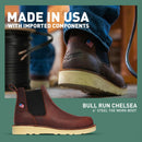 Danner Bull Run 6" Chelsea Steel Toe Work Boots for Men - Brown — 2