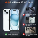 SUPFINE Magnetic for iPhone 15 Case Black — 2