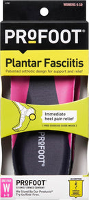 PROFOOT Plantar Fasciitis Orthotic Insoles for Women (Sizes 6-10) – Gel Shoe Inserts for Instant Heel Pain Relief and Arch Support – 1 Pair of Heel Pads — 1