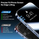 QHOHQ for iPhone 18 Pro Privacy Screen Protector, 9H+ Tempered Glass, 3+3P photo 5