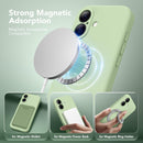 Magnetic for iPhone 16 Case Silicone Matcha — 2