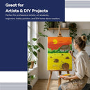Stretched Canvases for Painting 18x24 Inch 5-Pack, 10 oz Triple Primed Acid-Free 100% Cotton Blank Canvas, Rectangular Canvas for Oil Paint Acrylics Pouring & Wet Art Media, Pour Painting | Studio | 18"x24"(5-Pack) — 2