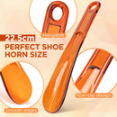 Plastic Travel Shoe Horn | 8.8 Inch Orange — 6