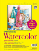 Strathmore 300 Series Watercolor Paper Pad, Top Wire Bound, 9x12 inches, 12 Sheets (140lb/300g) - Artist Paper for Adults and Students - Watercolors, Mixed Media, Markers and Art Journaling | Wire Binding — 8