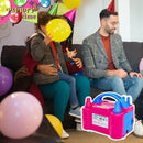 Electric Balloon Pump, Portable 2 Modes Balloon Blower Machine with 14 Balloon Arch Kits, Air Pump for Balloon, Balloon Inflator for Party Decoration | Rose red — 4