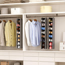 Lifewit 8 Section Hanging Shoe Storage Organizer for Closet Foldable, Gray — 8
