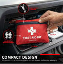 Protect Life Travel First Aid Kit for Car - Small Mini Emergency Kit, 100 Piece Waterproof First Aid Kit for Home, Camping, Boat & Hiking - Includes Emergency Blanket & First Aid Guide | 100 Pieces — 3