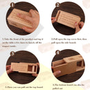 4 Pack Wooden Secret Puzzle Box with Hidden Compartment - 3D Brain Teaser Magic Drawers - Gift Card Puzzle Box for Adults and Kids — 4