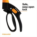 Fiskars 5" Shear Ease Grass Shears, Grass Clippers for Lawn & Garden | Rotating - Spring Action — 5
