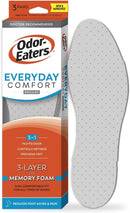 Odor-Eaters Everyday Comfort Insoles, Foot Odor Eliminating Insert, 3 Count — 1