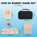 Rummy Cube Game, 6 Players, 162 Tiles, 6 Wooden Holders — 2