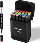Dabo&Shobo 24 Colors Drawing Markers, Dual Tip Art Markers, Coloring Marker For Adult Sketching And Coloring | 1 Count (Pack of 24) — 1