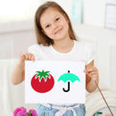 24 Pcs Stencils for Kids for Painting 5" Outdoor Sidewalk Chalk Stencils | 5 in-simple — 5