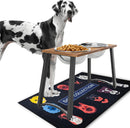 Elevated Dog Bowls for X-Large Dogs with Spill Proof Mat 2 X-Large 3000ML(13CUPS) Stainless Steel Dog Bowls, 16.5" Tall Raised Dog Bowl Stand,Dog Food & Water Bowls for Large, Extra Large Dogs — 1