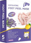 Foot Peeling Mask (5 Pack) Exfoliant for Peeling Off Calluses, Natural Exfoliator for Dry Dead Skin, Callus, Repair Rough Heels Soft Smooth Touch — 1