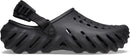 Crocs Unisex-Adult Echo Clog | 12 Women/10 Men | Black — 6