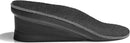 CALTO Adjustable 1.8 Inch Height Increase Insoles for Men & Women - 3/4 Length Heel Lifts - Unisex Orthotic Shoe Inserts for Leg Discrepancy (Black) — 3