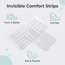 6 Sheets 24 Pcs Silicone Gel Heel Grips Heel Liners Heel Pads Cushion Inserts Shoe Back Heel Tape Adhesive High Heel Shoes Stickers Gel Strap Strips — 8