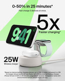Belkin Qi2.2 25W Wireless Fast Charging Station, 3 in 1 iPhone Charger photo 2