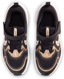 Nike Unisex Kids' Cosmic Runner Running Shoes - Boys Girls Toddlers & Baby Sneakers - Black/White/Blur — 3