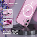 Choiche for iPhone 16 Plus Case Compatible with MagSafe, Glitter Clear — 5